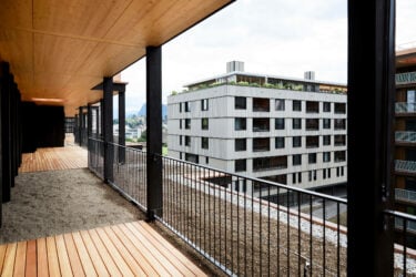 Schweighof in Kriens: Gebaut mit Schweizer Holz und der Verantwortung zu nachhaltigem Umgang mit Ressourcen. Foto: Markus Bertschi